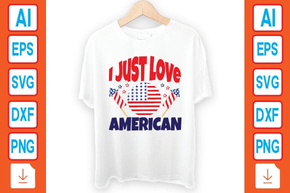 I Just Love American SVG Craftlabsvg24 