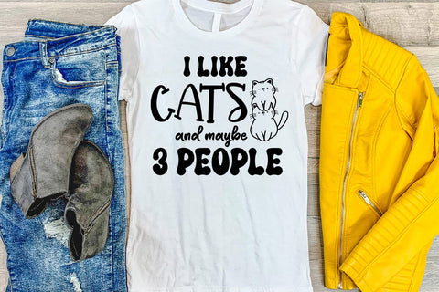 I Like Cats SVG I Pet SVG I Pet Quotes SVG I Cut Files SVG Happy Printables Club 