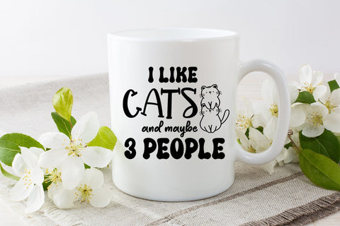 I Like Cats SVG I Pet SVG I Pet Quotes SVG I Cut Files SVG Happy Printables Club 