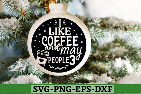 I like coffee and may 3 people SVG, I like coffee and may 3 people SVG DESIGNISTIC 