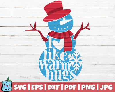 I Like Warm Hugs SVG MintyMarshmallows 