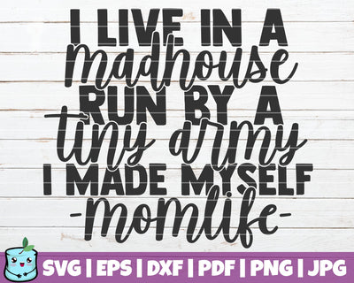 I Live In A Madhouse SVG MintyMarshmallows 