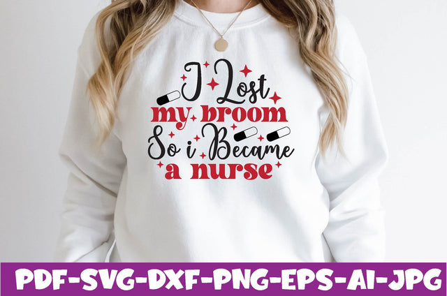 i lost my broom so i became a nurse SVG farhad farhad 
