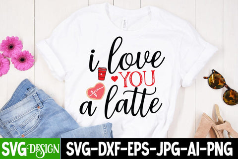 i Love a Latte SVG Cut File SVG BlackCatsMedia 