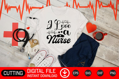 I Love A Nurse SVG CraftlabSvg29 
