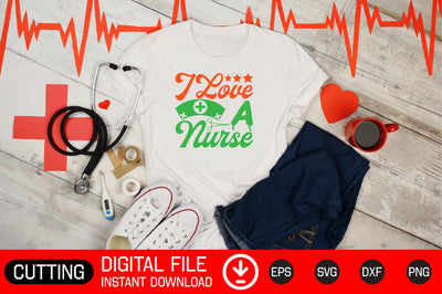 I Love A Nurse SVG CraftlabSvg29 