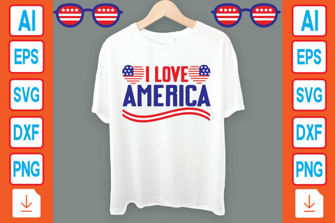 I Love America SVG Craftlabsvg24 