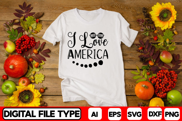I Love America SVG CraftlabSvg29 