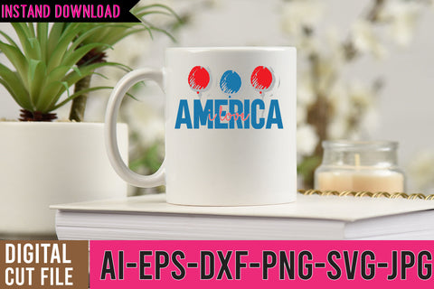 i Love America SVG Cut File SVG BlackCatsMedia 
