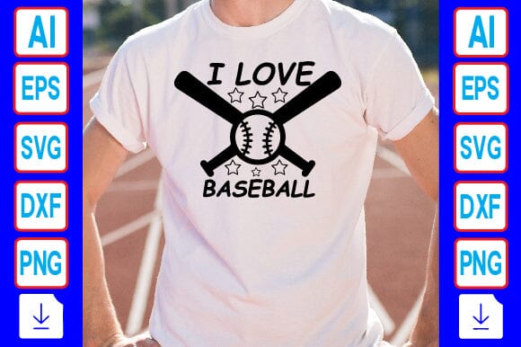 I Love Baseball SVG Craftlabsvg24 