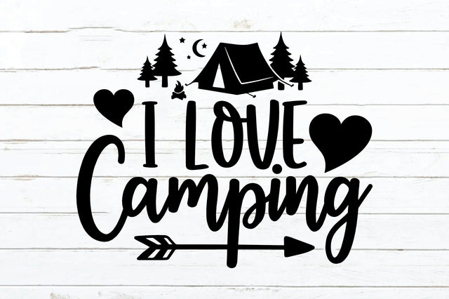 I Love Camping SVG Ariyan 