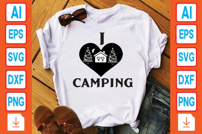 I Love Camping SVG Craftlabsvg24 