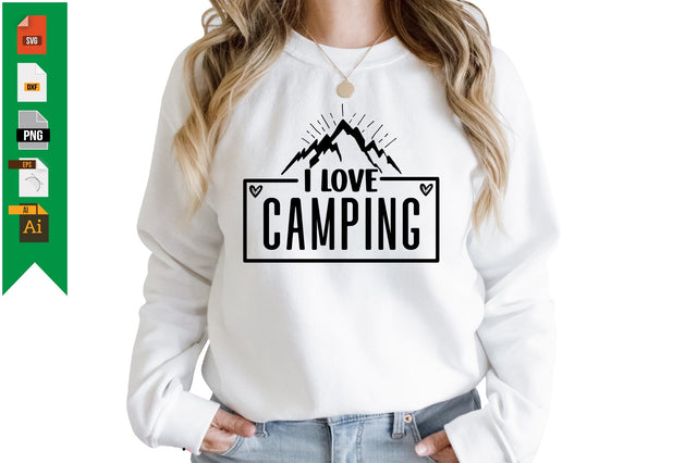 I Love Camping SVG Craftlabsvg24 