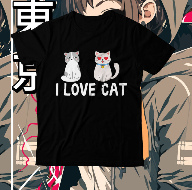 I lOVE CAT SVG Cut File, I lOVE CAT SVG Design, Best Cat Ever Sublimation Design, Cat Clipart Design, Cat Graphic T-Shirt Design,Cat SVG Cut File, Cat SVG Bundle, Cat Retro SVG SVG BlackCatsMedia 