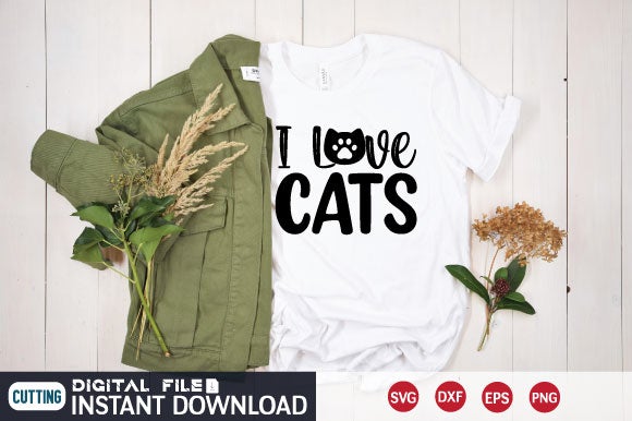 I Love Cats SVG md faruk hossain 