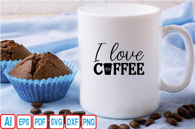I Love Coffee SVG Craftlabsvg24 
