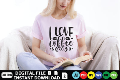 I Love Coffee SVG Shahin alam 