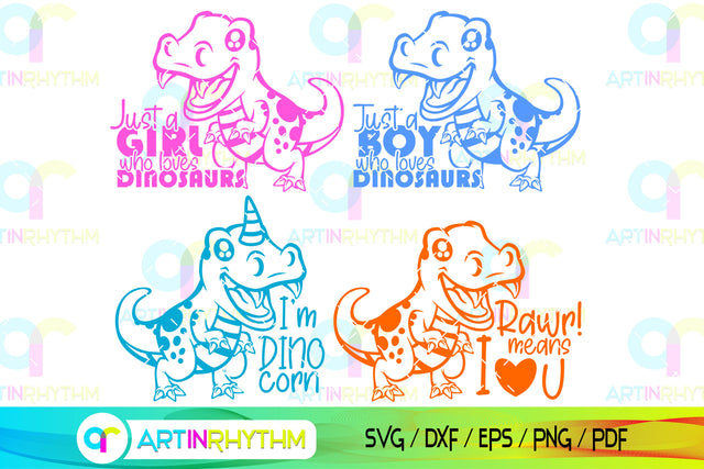 I love Dinosaur svg bundle SVG Artinrhythm shop 