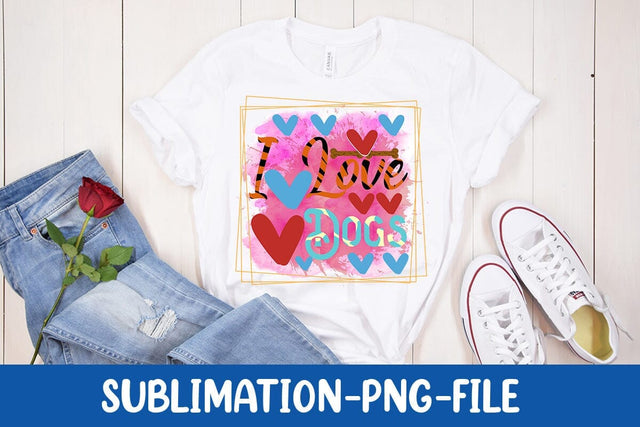 I Love Dogs Sublimation SVG Studio Innate 