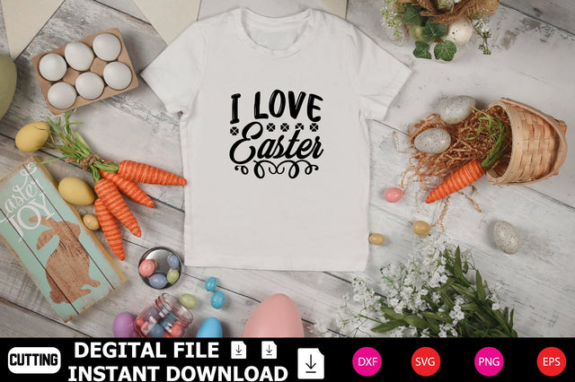 I Love Easter SVG Shahin alam 