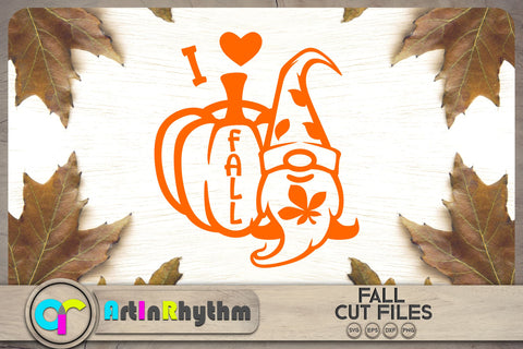 I love fall gnome SVG SVG Artinrhythm shop 