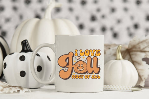 I Love Fall Most of All | Retro Fall Sublimation Sublimation CraftLabSVG 