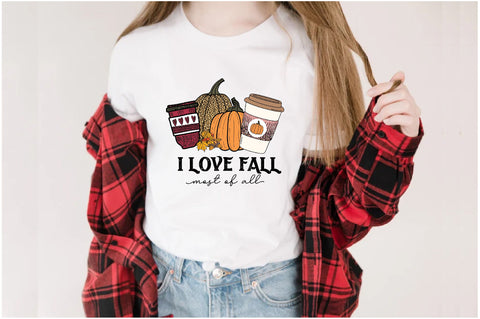I Love Fall Most of All Sublimation Sublimation Jagonath Roy 
