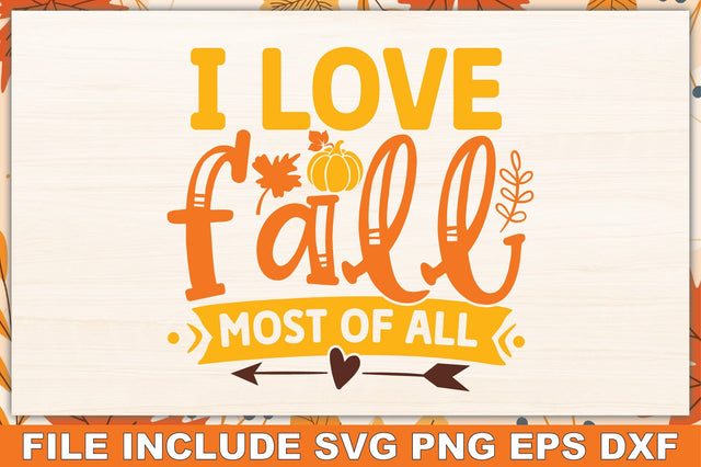 I love fall most of all SVG Ariyan 