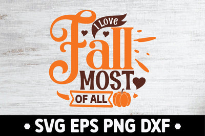I Love Fall Most of All SVG Ariyan 