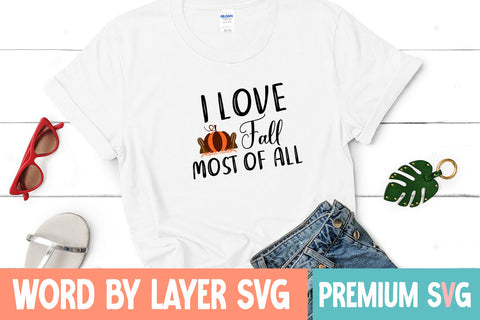 I Love Fall Most of All SVG CUT FILE SVG Blessedprint 