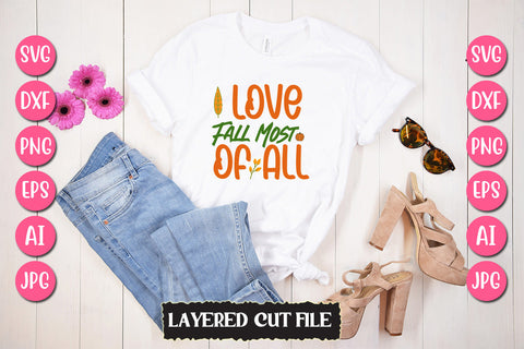 I Love Fall Most Of All SVG Cut File SVG Newmockups 