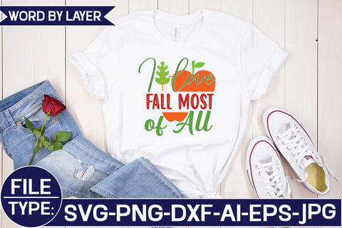 I Love Fall Most of All SVG Cut File SVG Studio Innate 