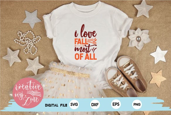 I love fall most of all SVG md faruk hossain 