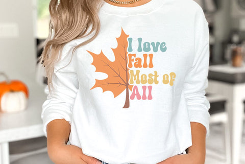I love fall most of all, Thanksgiving SVG SVG FiveStarCrafting 