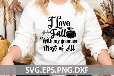I Love Fall With My Gnomies Most of All SVG md faruk hossain 