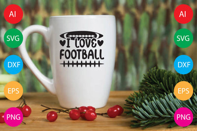 I Love Football SVG CraftlabSvg29 
