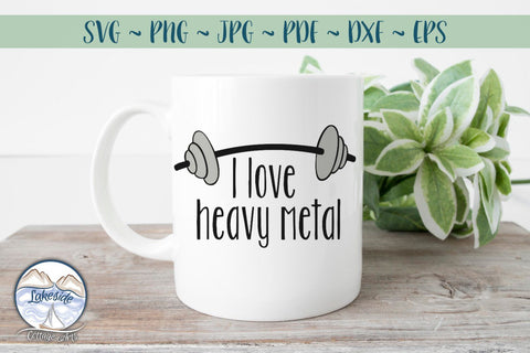I Love Heavy Metal SVG Lakeside Cottage Arts 