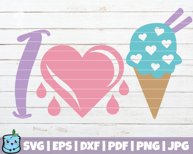 I Love Ice Cream SVG MintyMarshmallows 