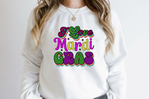 I Love Mardi Gras Sublimation SVGArt 