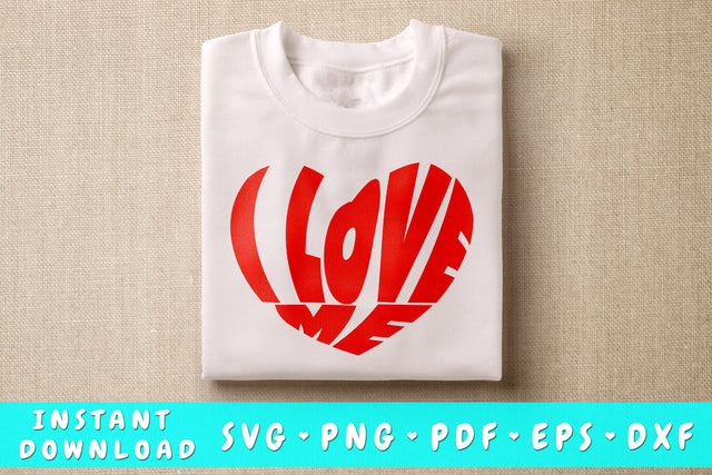 I Love Me SVG, Anti Valentine's Day SVG SVG HappyDesignStudio 