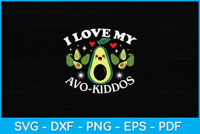 I Love My Avocado Funny Teacher Svg Design SVG artprintfile 