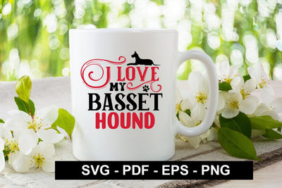 I love my Basset Hound SVG SVG CraftingStudio 