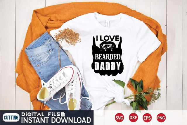 i love my bearded daddy svg SVG designer krishna 