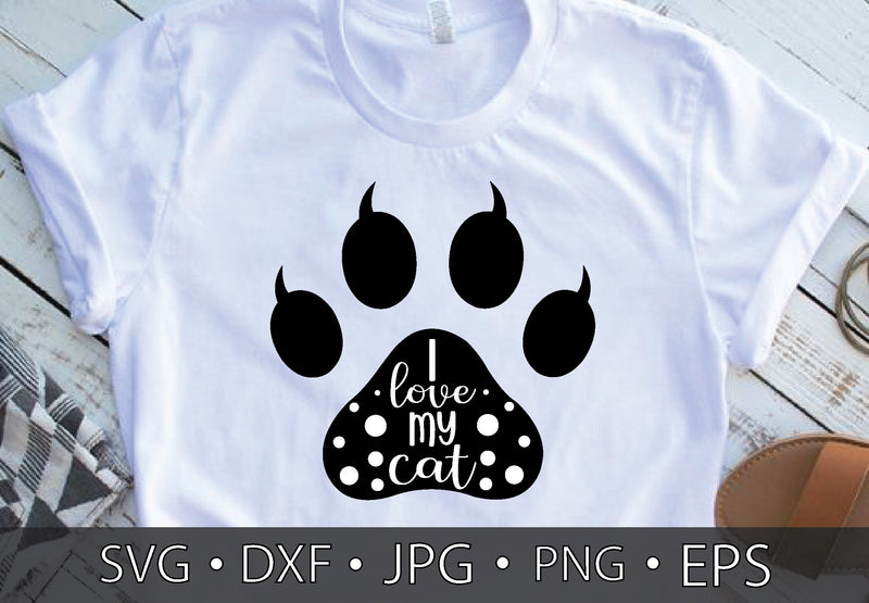 I love my cat SVG md faruk hossain 