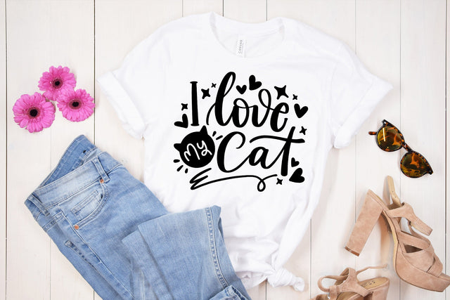 I Love My Cat SVG SVG dapiyupi store 