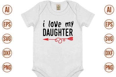 I Love My Daughter-svg SVG nirmal108roy 