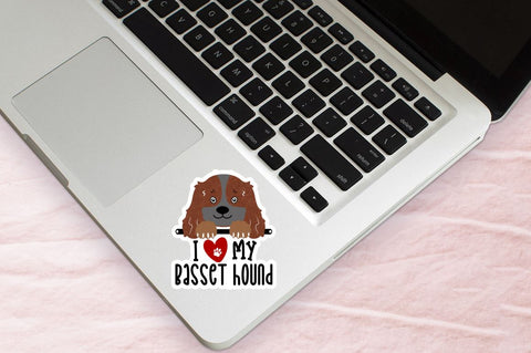I Love My Dog Breed Stickers Png Bundle Sublimation Regulrcrative 