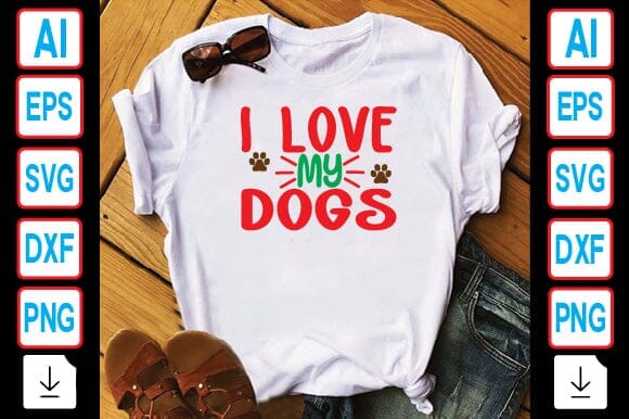 I Love My Dogs SVG Craftlabsvg24 
