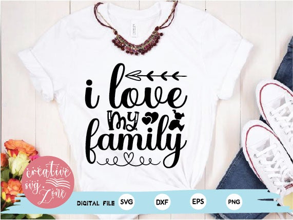 i love my family SVG md faruk hossain 