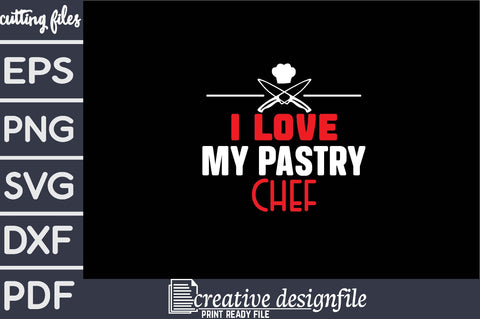 i love my pastry chef SVG farhad farhad 